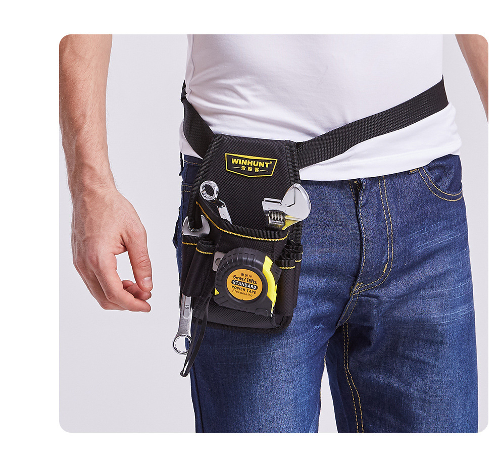 Frequent Victor Tool Kit Electronics' Bag Waist Bag Thickened Canvas Multifunctional Oxford Cloth Hardware Tools Small Tool Kit - 图片 32