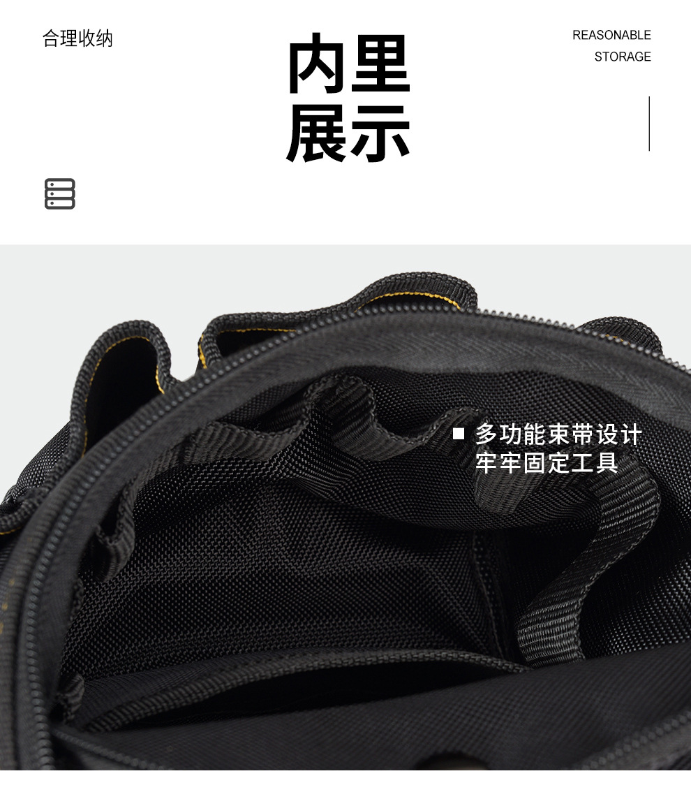 Frequent Victor Tool Kit Electronics' Bag Waist Bag Thickened Canvas Multifunctional Oxford Cloth Hardware Tools Small Tool Kit - 图片 35