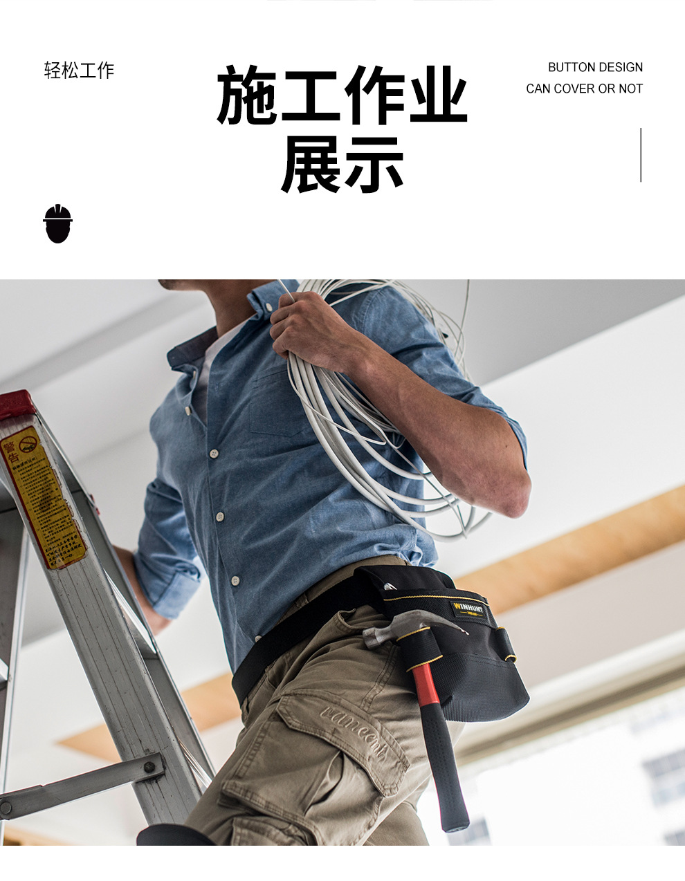 Frequent Victor Tool Kit Electronics' Bag Waist Bag Thickened Canvas Multifunctional Oxford Cloth Hardware Tools Small Tool Kit - 图片 23